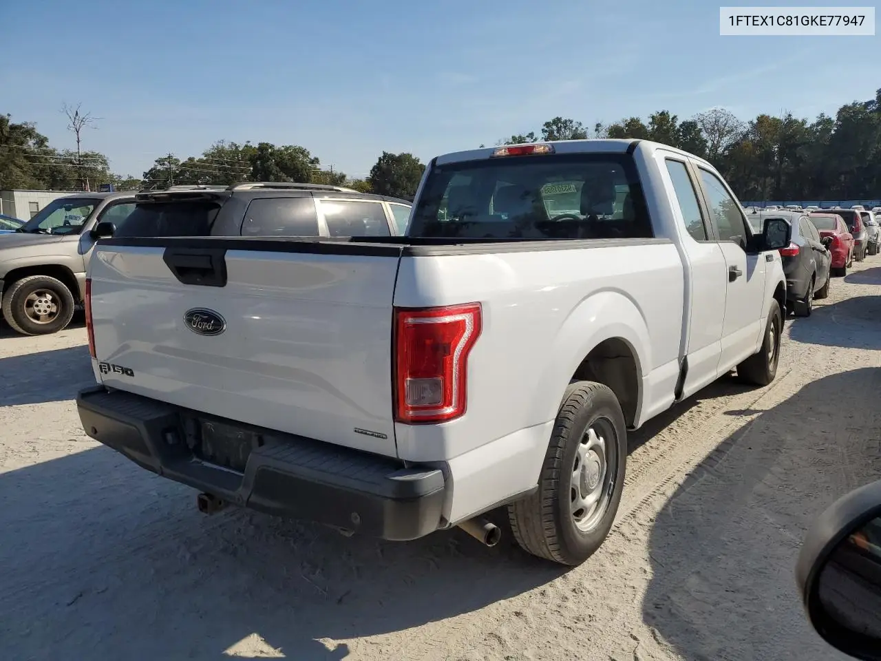 1FTEX1C81GKE77947 2016 Ford F150 Super Cab