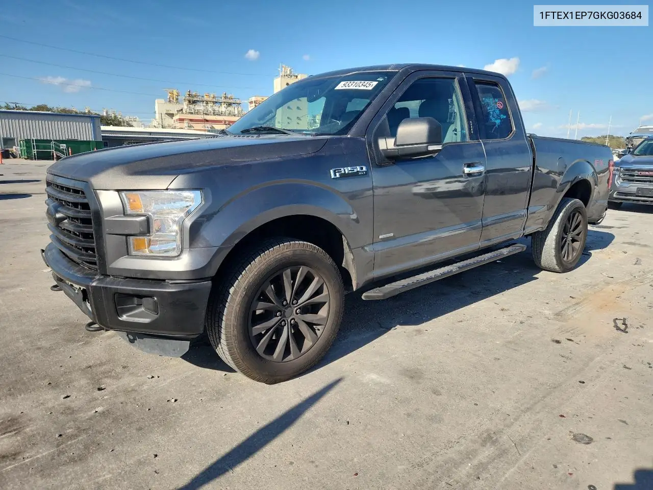 1FTEX1EP7GKG03684 2016 Ford F150 Super Cab