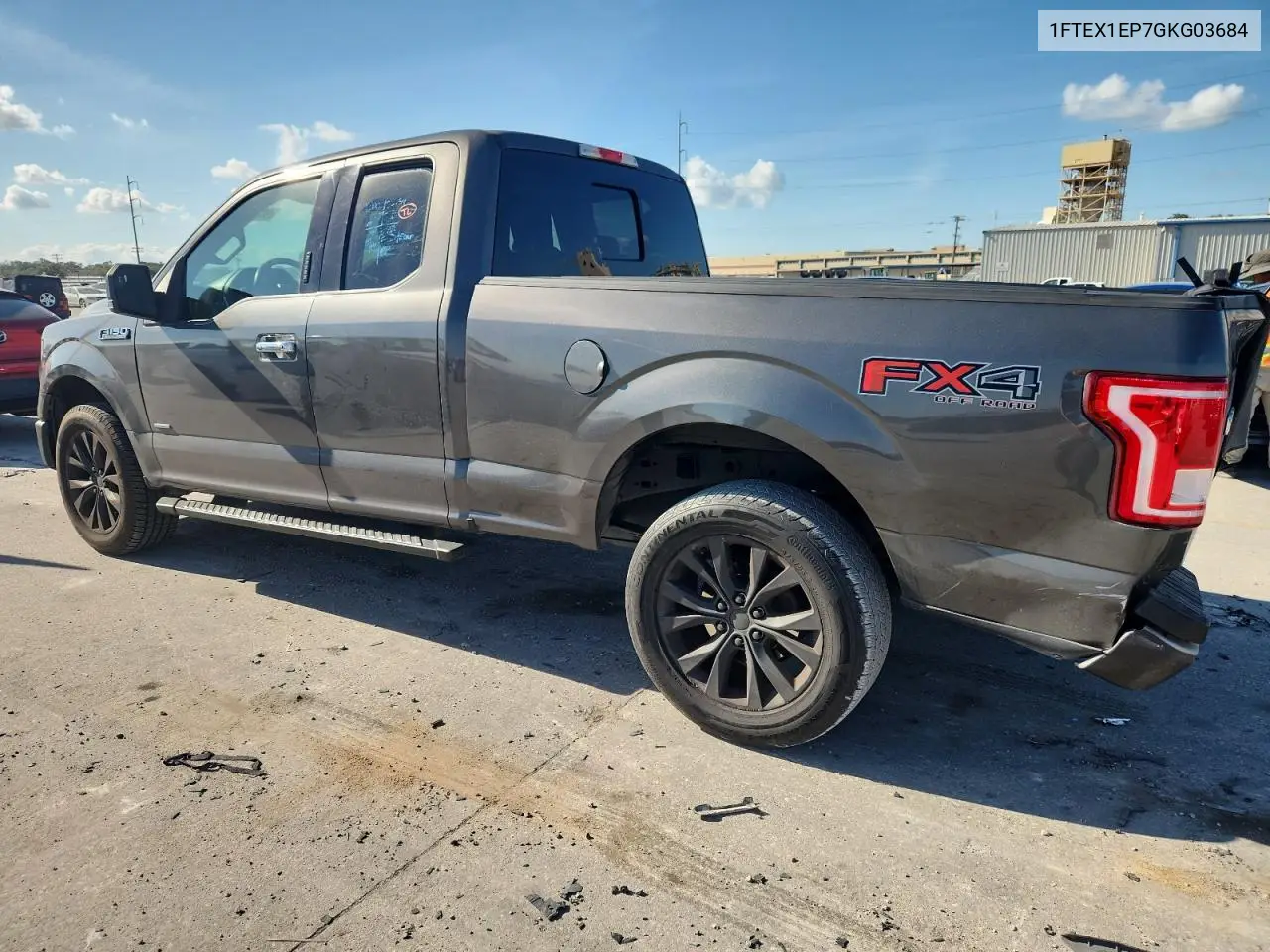 1FTEX1EP7GKG03684 2016 Ford F150 Super Cab