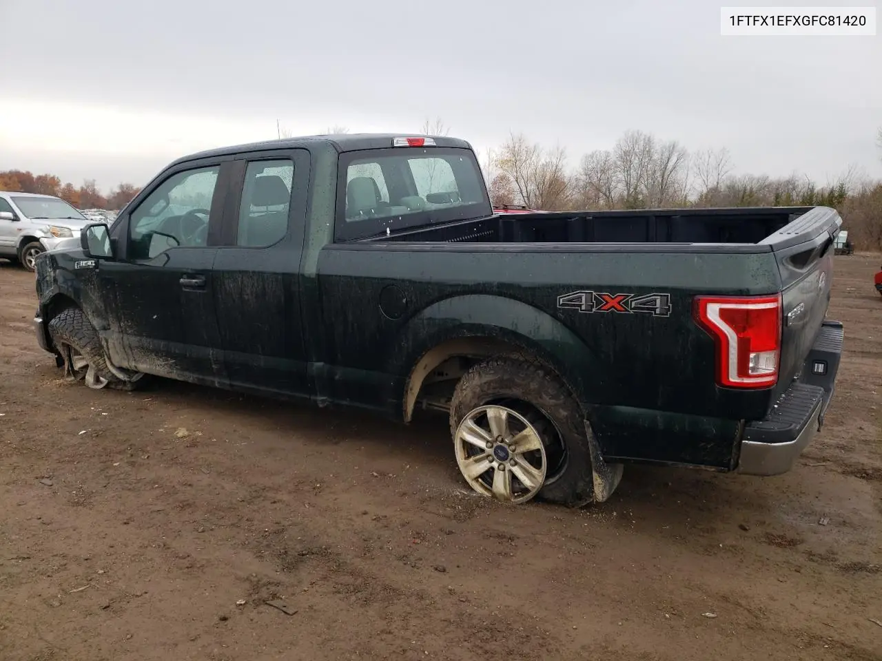 1FTFX1EFXGFC81420 2016 Ford F150 Super Cab