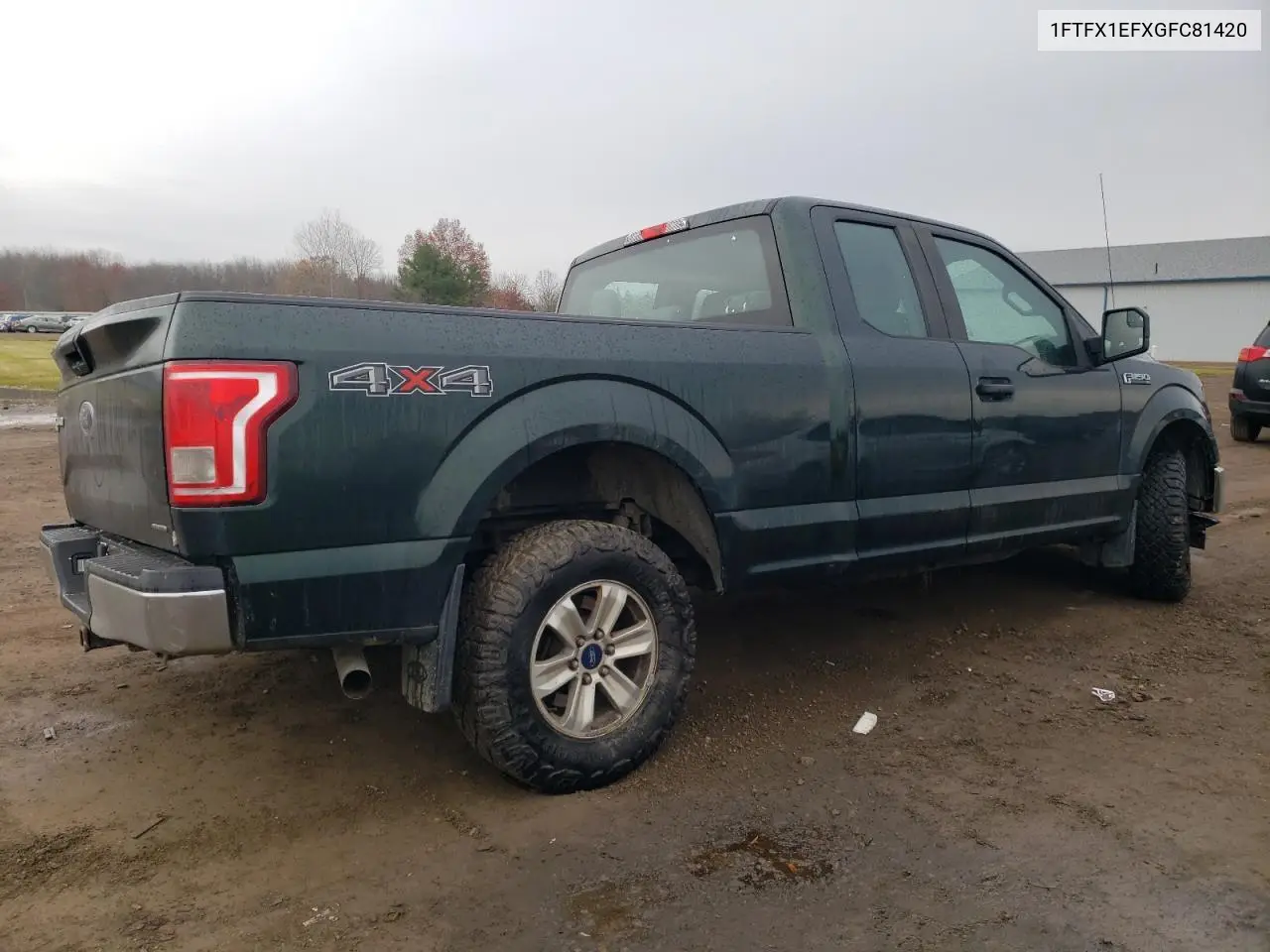 1FTFX1EFXGFC81420 2016 Ford F150 Super Cab