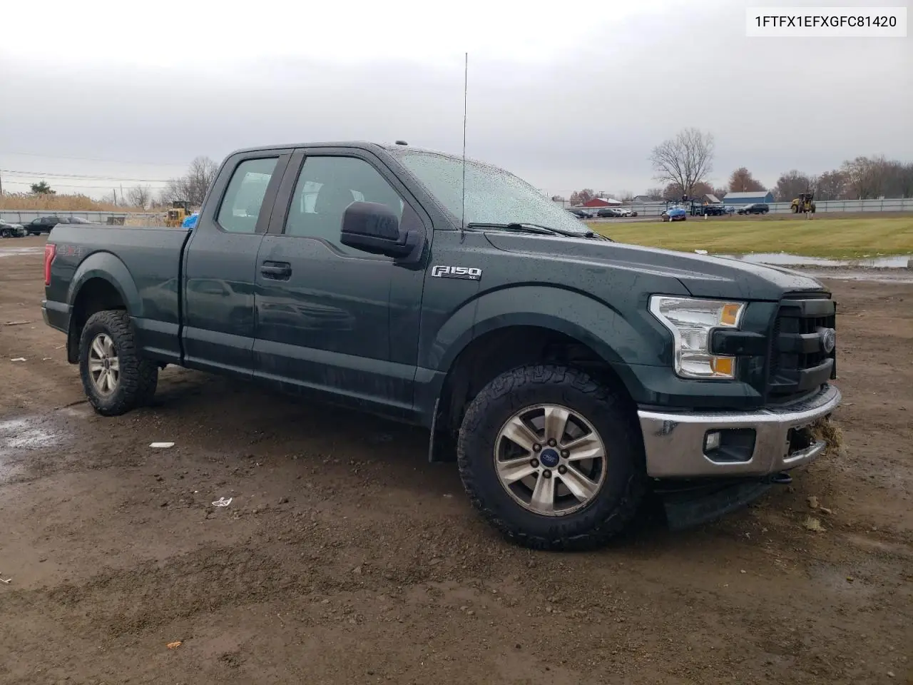 1FTFX1EFXGFC81420 2016 Ford F150 Super Cab