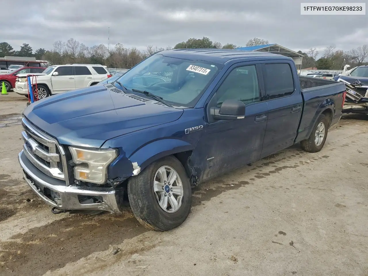 1FTFW1EG7GKE98233 2016 Ford F150 Supercrew
