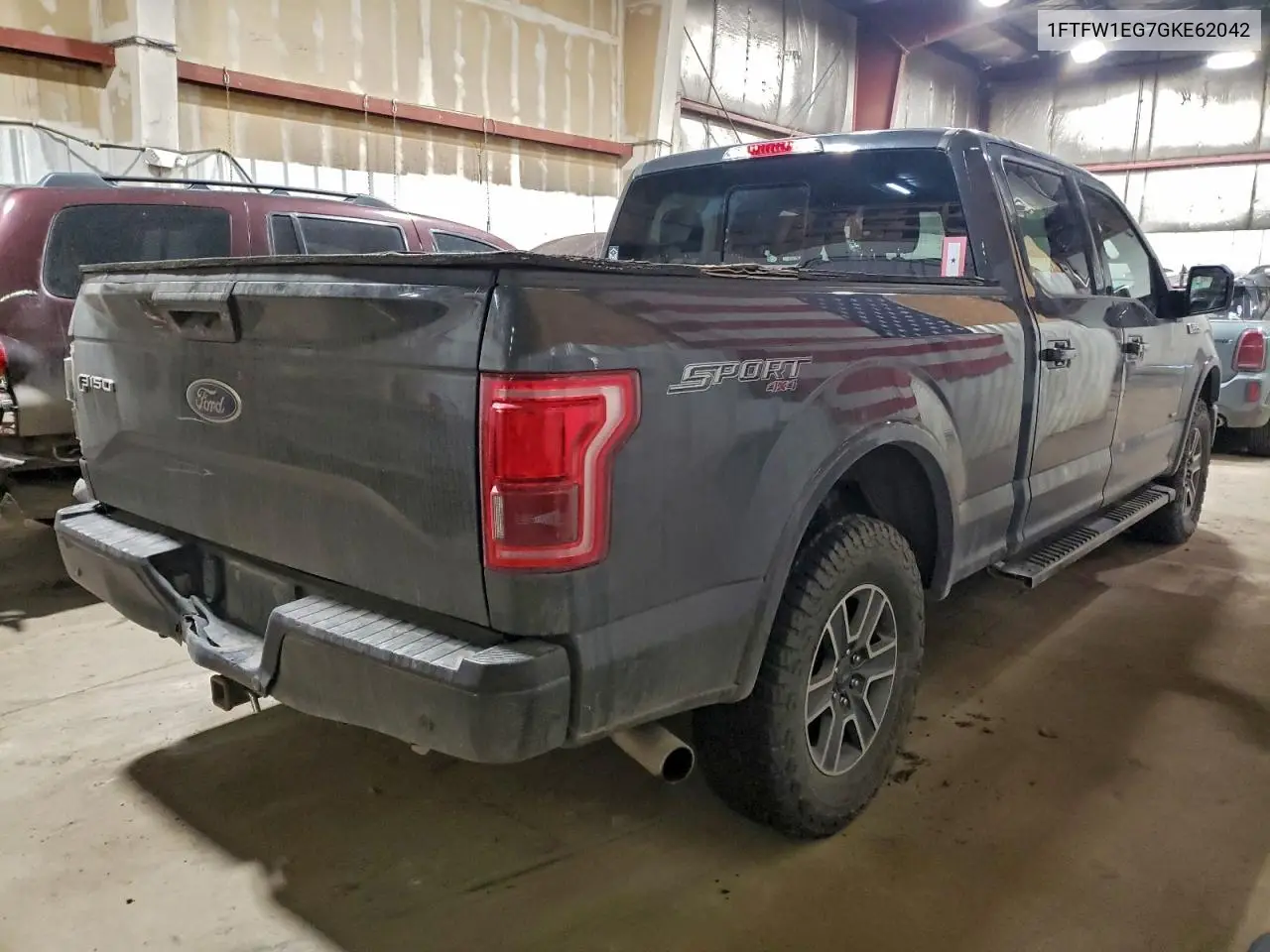 1FTFW1EG7GKE62042 2016 Ford F150 Supercrew