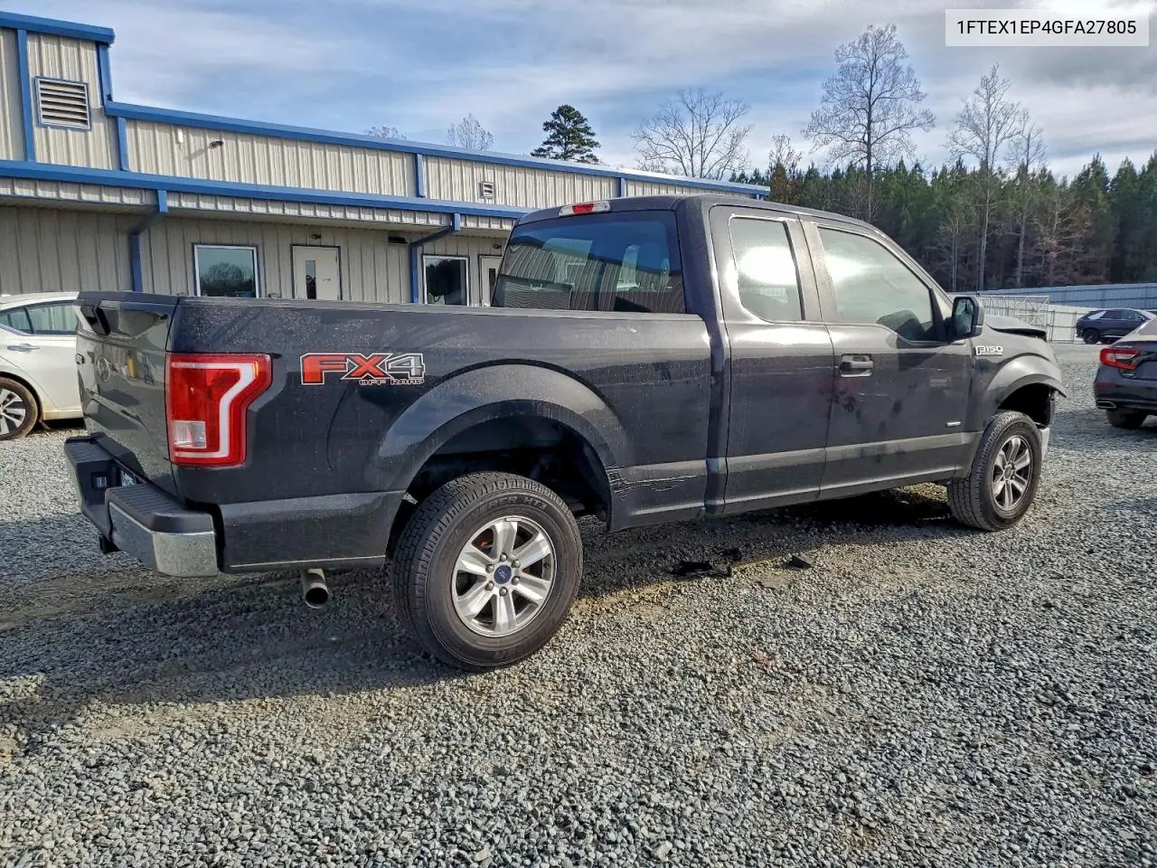 1FTEX1EP4GFA27805 2016 Ford F150 Super Cab