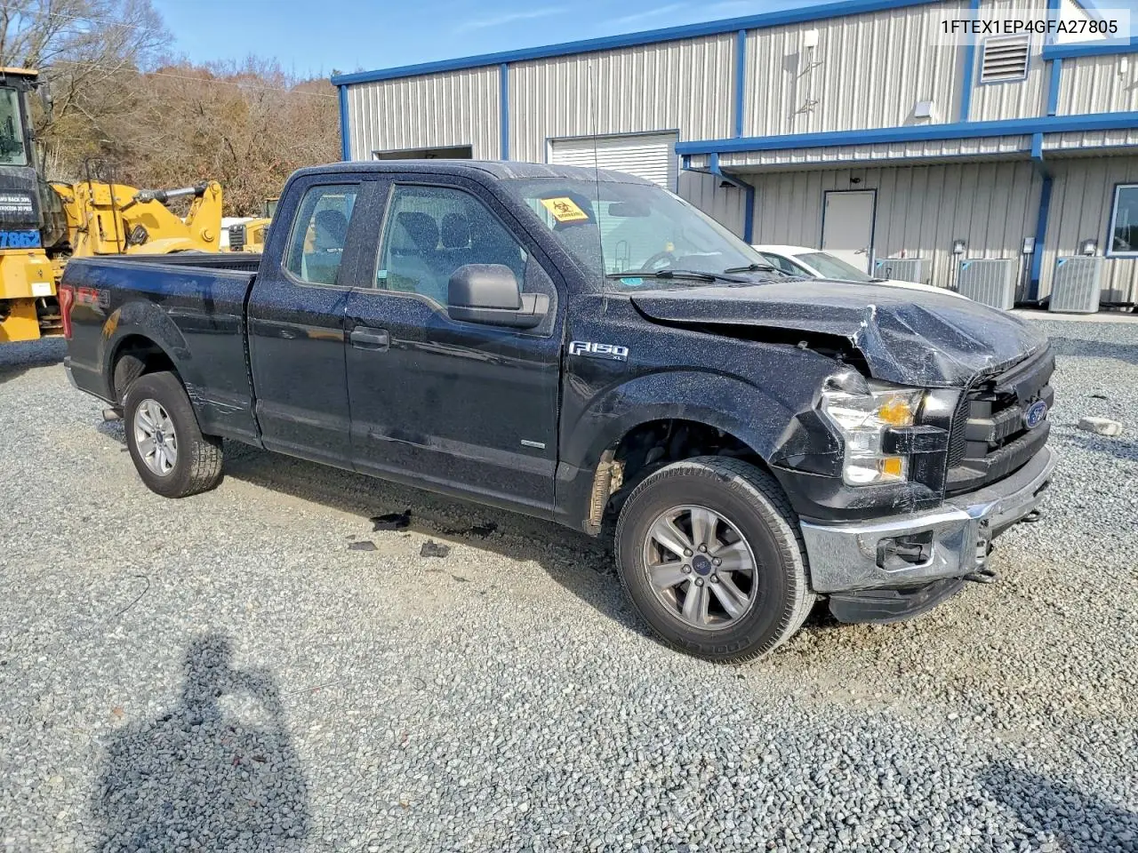 1FTEX1EP4GFA27805 2016 Ford F150 Super Cab