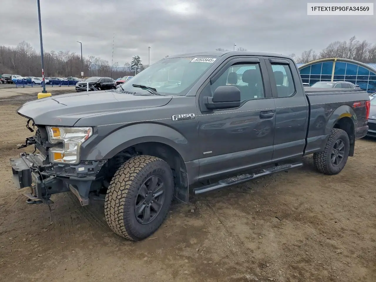 1FTEX1EP9GFA34569 2016 Ford F150 Super Cab