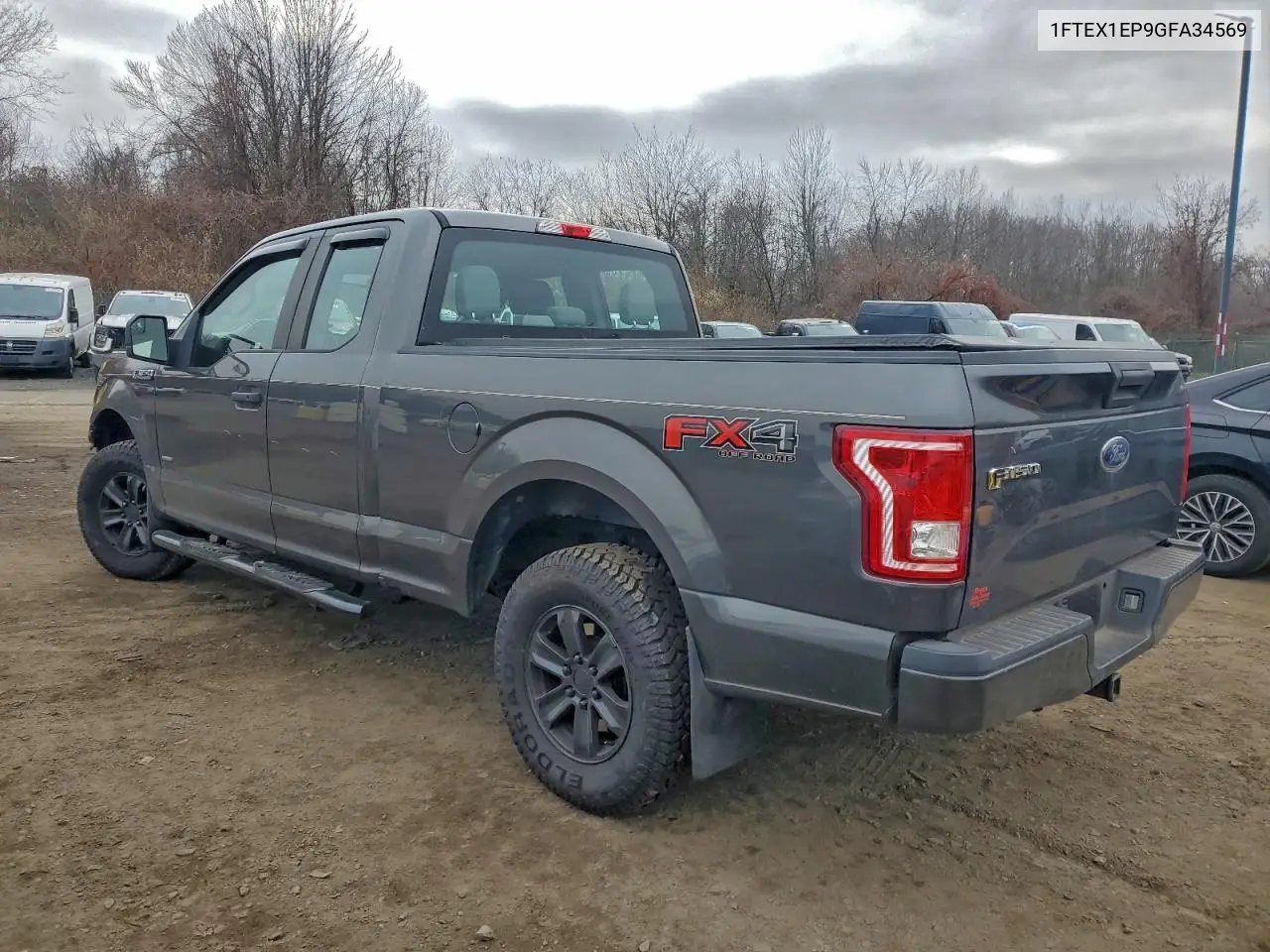 1FTEX1EP9GFA34569 2016 Ford F150 Super Cab