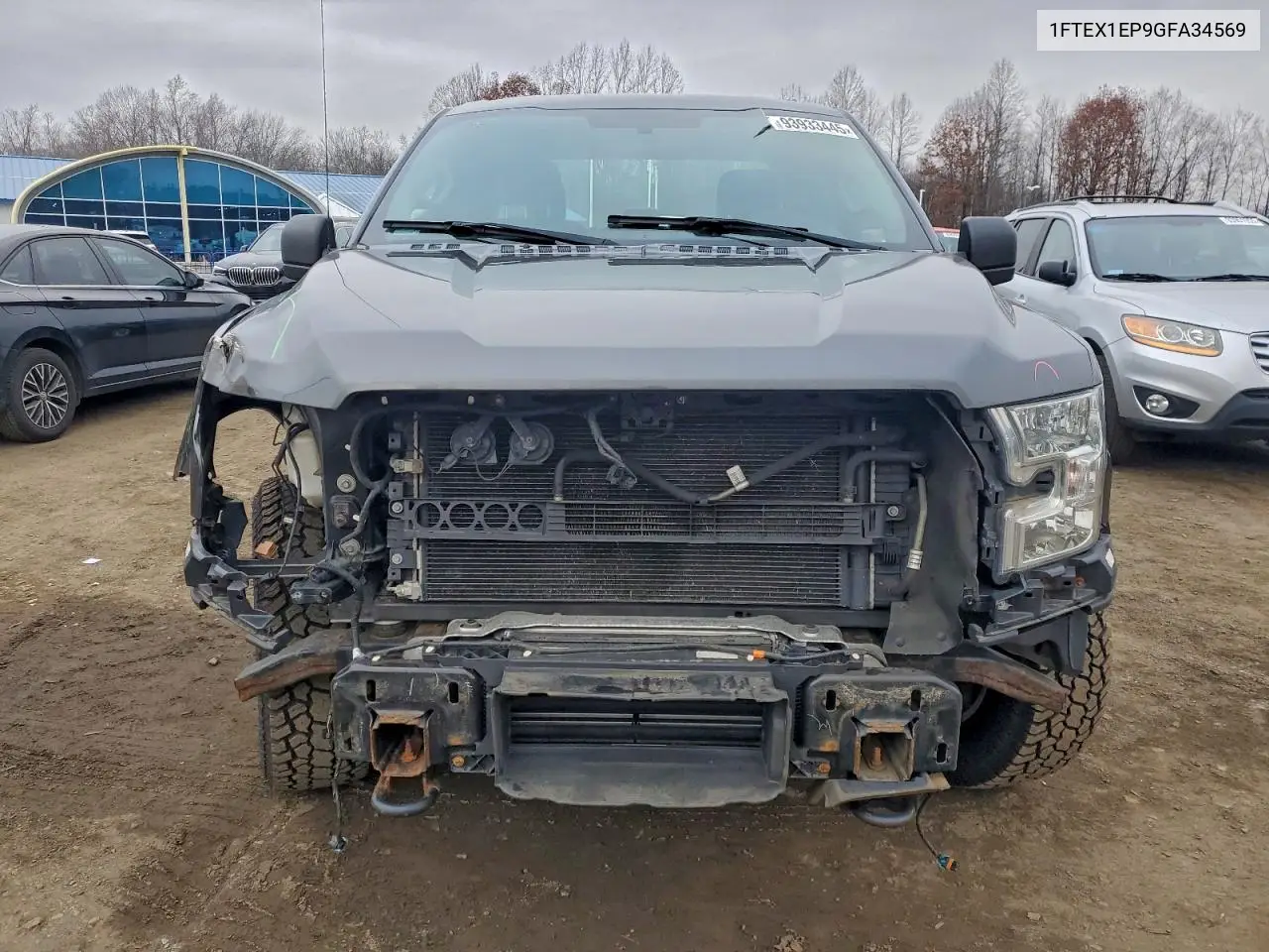 1FTEX1EP9GFA34569 2016 Ford F150 Super Cab