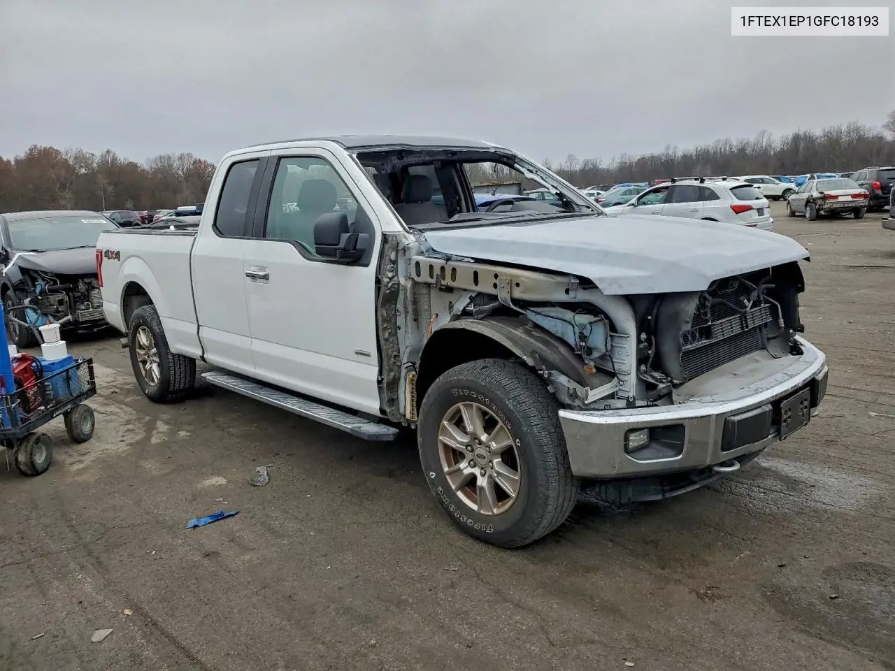 1FTEX1EP1GFC18193 2016 Ford F150 Super Cab