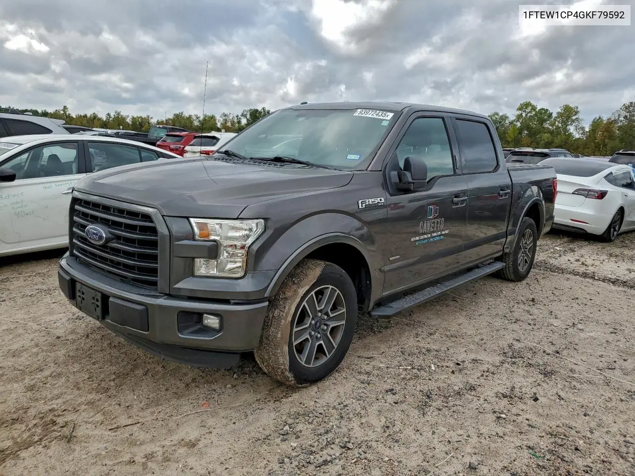 1FTEW1CP4GKF79592 2016 Ford F150 Supercrew