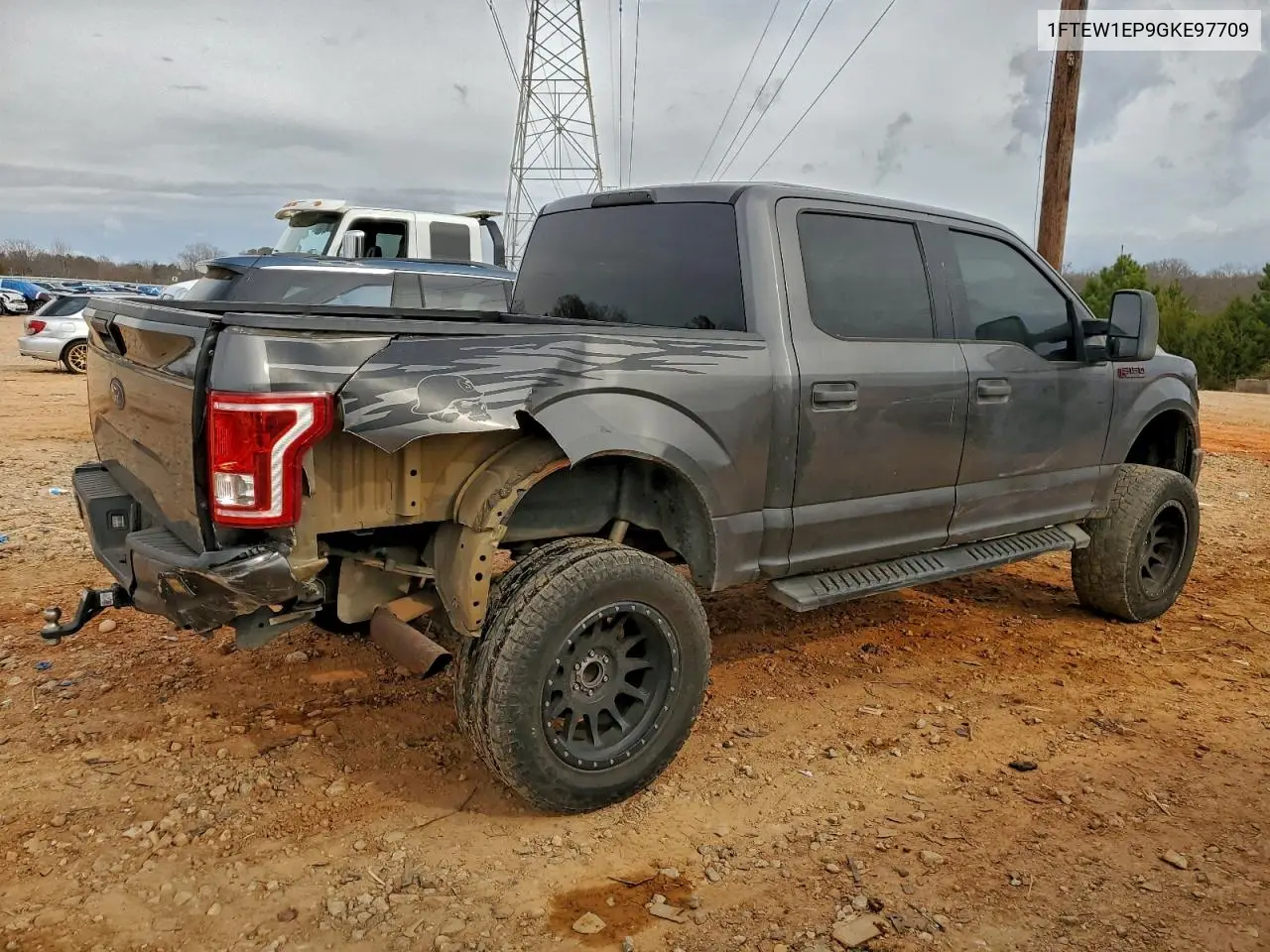 1FTEW1EP9GKE97709 2016 Ford F150 Supercrew