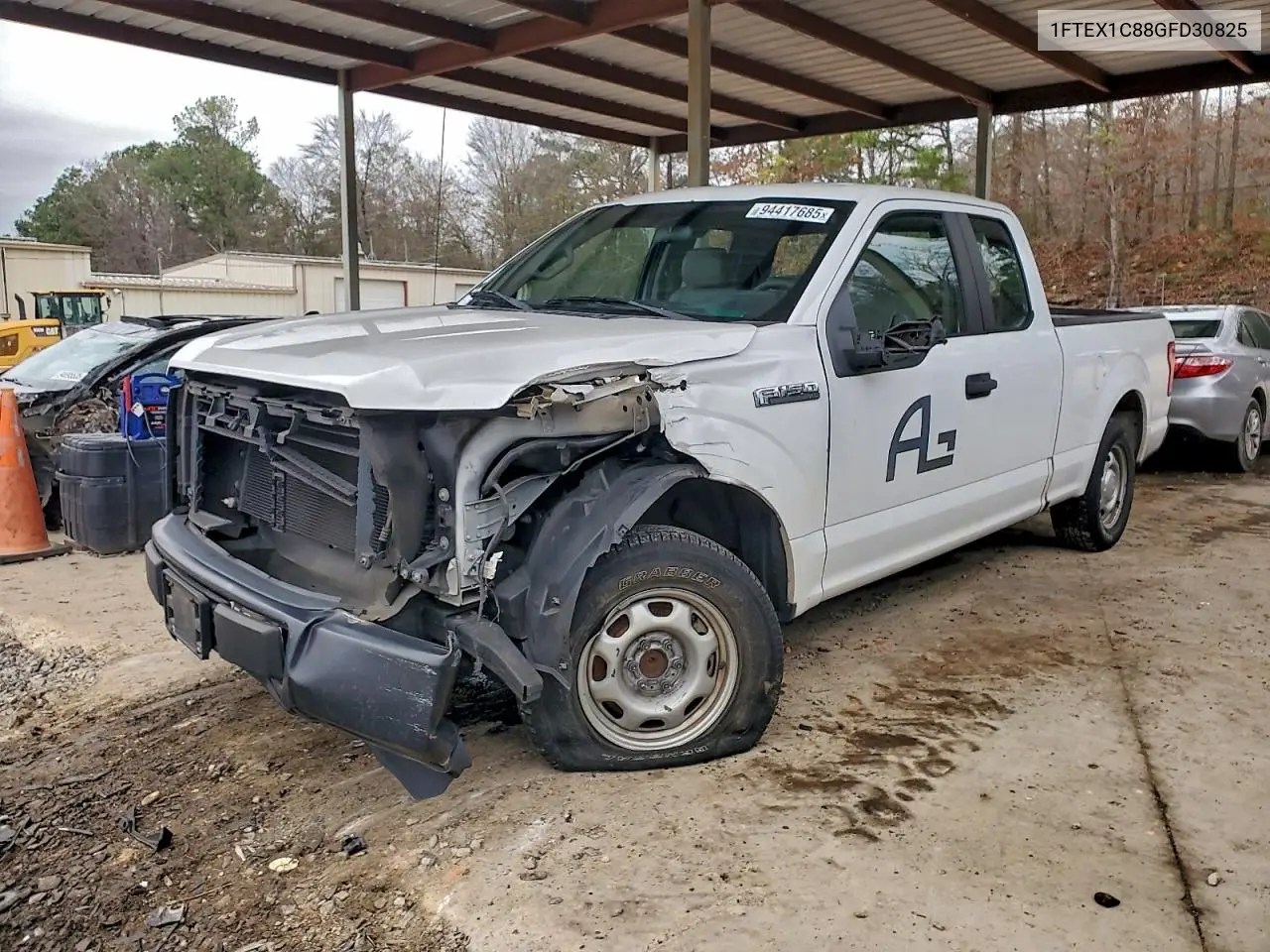 1FTEX1C88GFD30825 2016 Ford F150 Super Cab