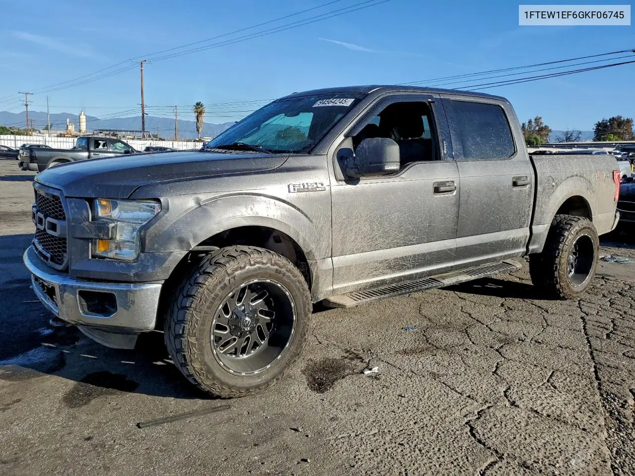 1FTEW1EF6GKF06745 2016 Ford F150 Supercrew