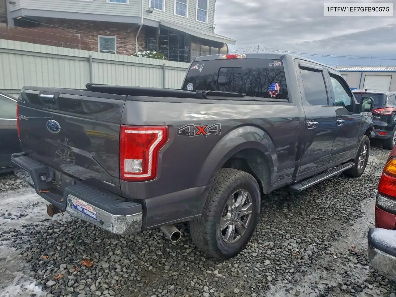 1FTFW1EF7GFB90575 2016 Ford F150 Supercrew