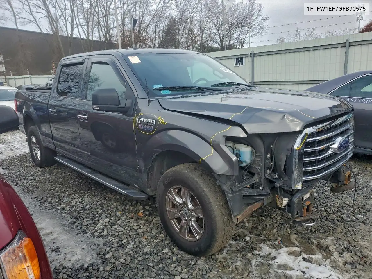 1FTFW1EF7GFB90575 2016 Ford F150 Supercrew