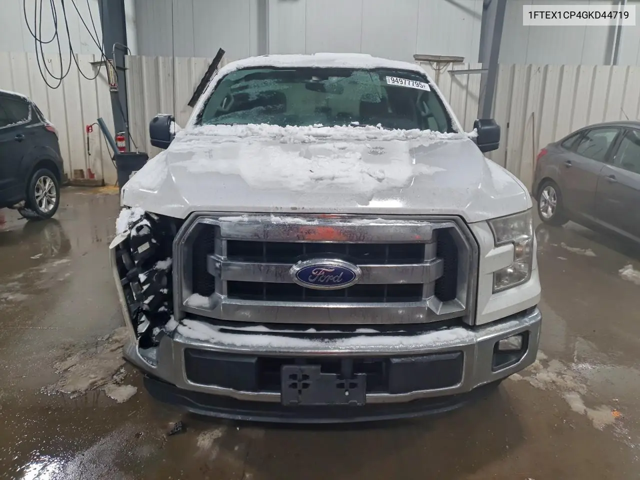 1FTEX1CP4GKD44719 2016 Ford F150 Super Cab