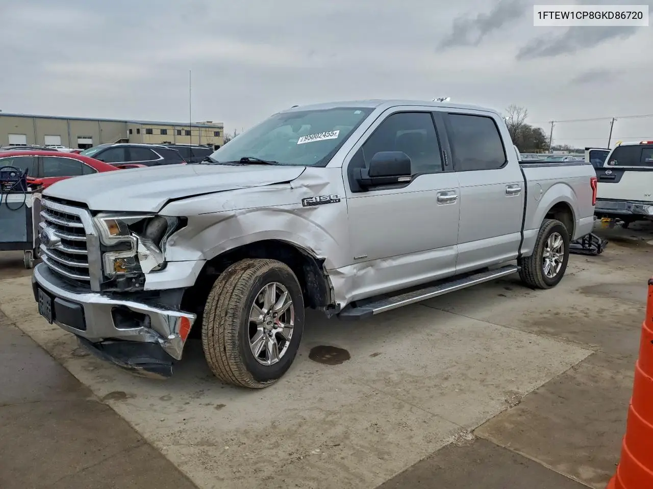 1FTEW1CP8GKD86720 2016 Ford F150 Supercrew