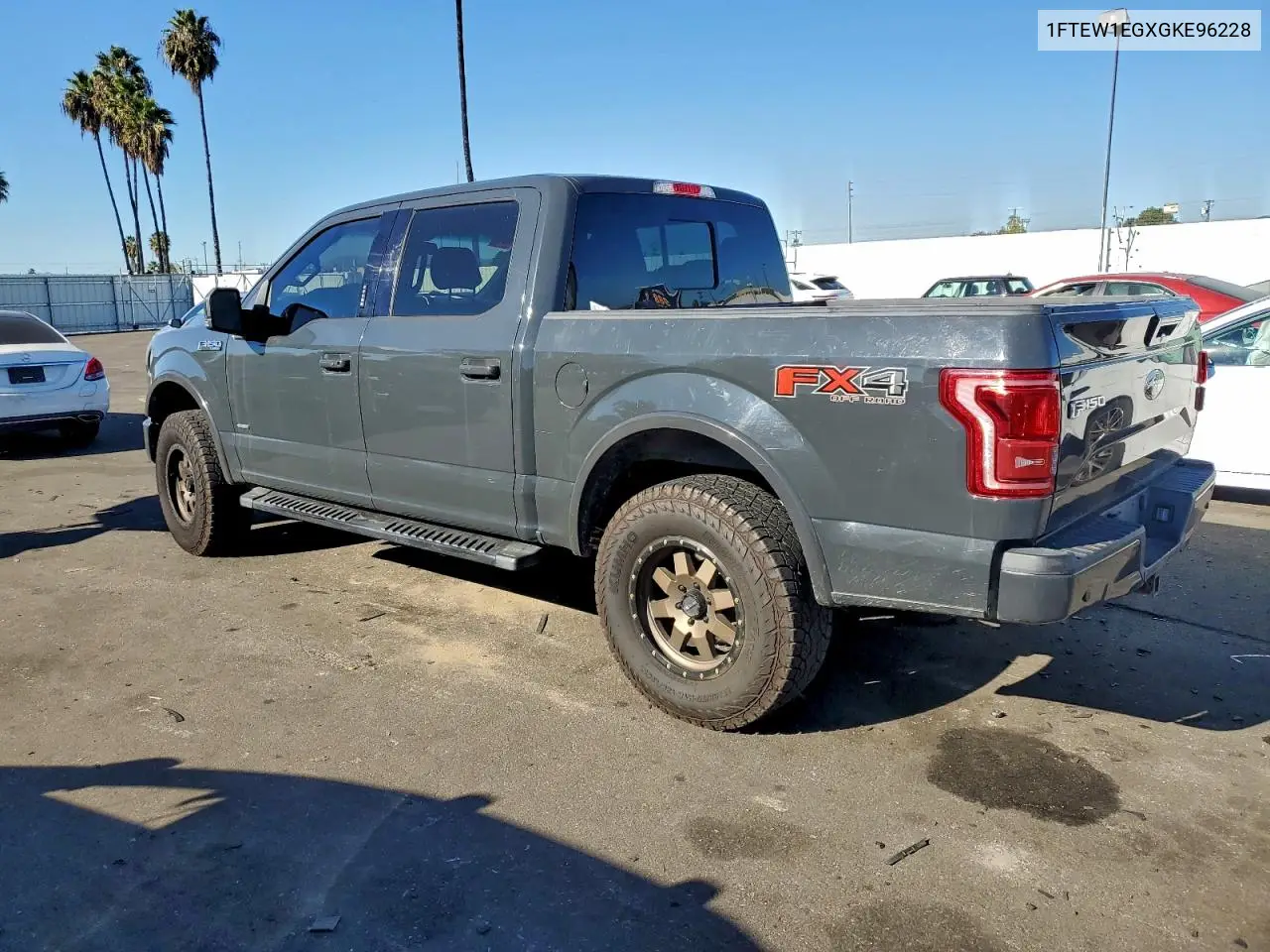 1FTEW1EGXGKE96228 2016 Ford F150 Supercrew