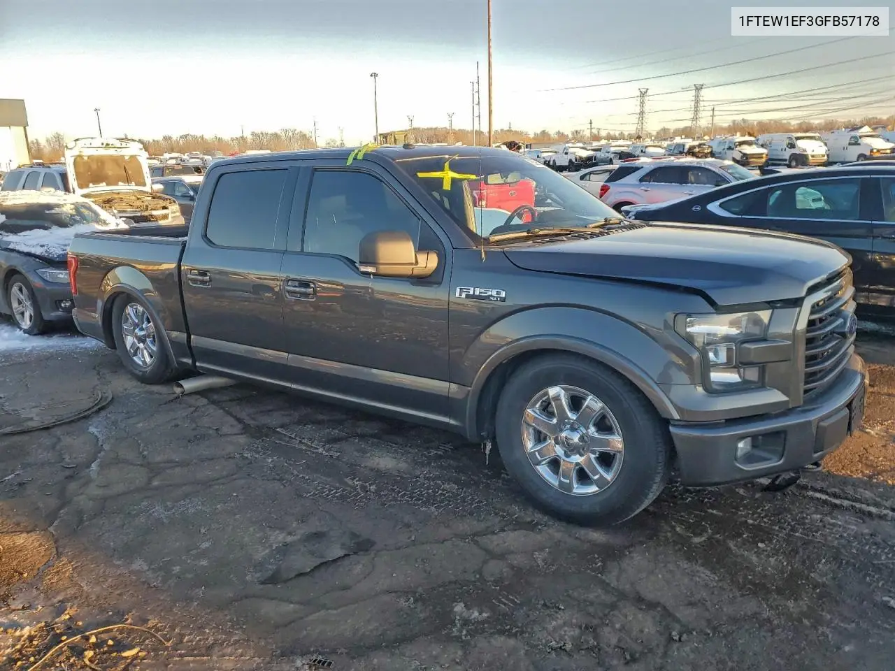 1FTEW1EF3GFB57178 2016 Ford F150 Supercrew