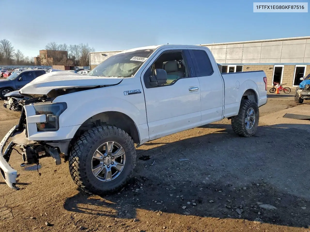 1FTFX1EG8GKF87516 2016 Ford F150 Super Cab