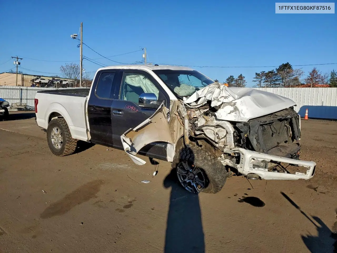 1FTFX1EG8GKF87516 2016 Ford F150 Super Cab