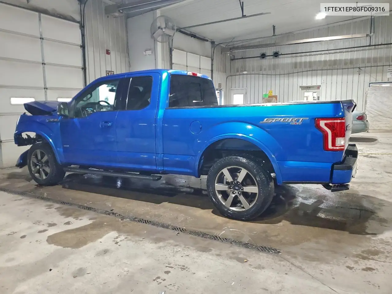 1FTEX1EP8GFD09316 2016 Ford F150 Super Cab