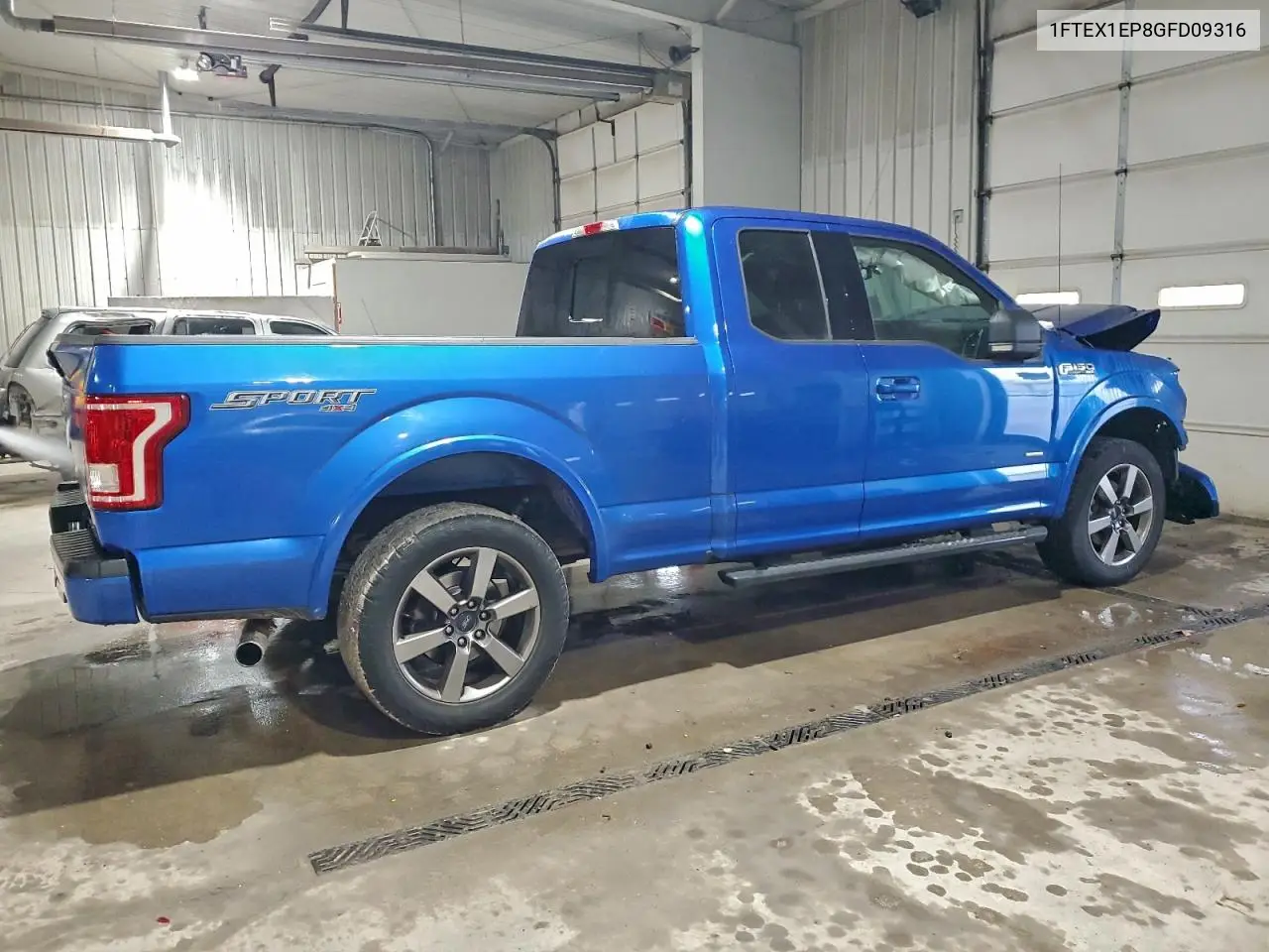 1FTEX1EP8GFD09316 2016 Ford F150 Super Cab
