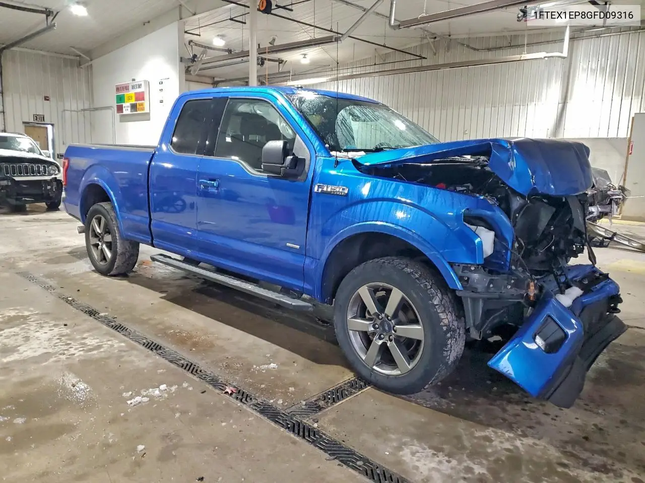 1FTEX1EP8GFD09316 2016 Ford F150 Super Cab