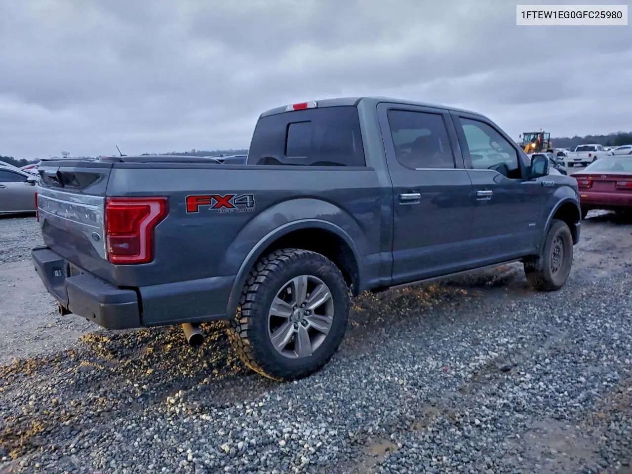 1FTEW1EG0GFC25980 2016 Ford F150 Supercrew