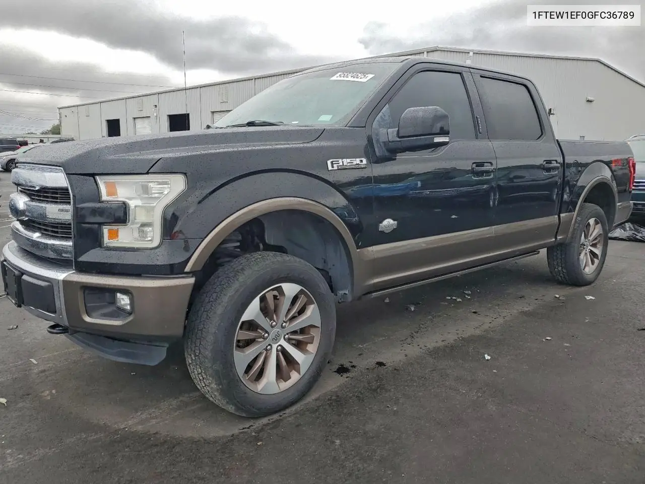 1FTEW1EF0GFC36789 2016 Ford F150 Supercrew