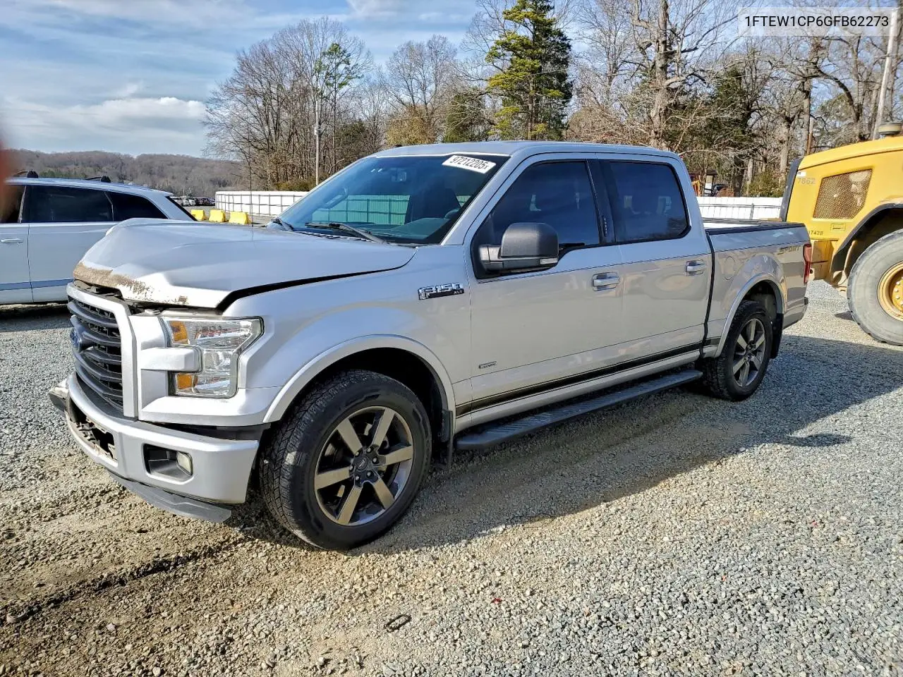 1FTEW1CP6GFB62273 2016 Ford F150 Supercrew