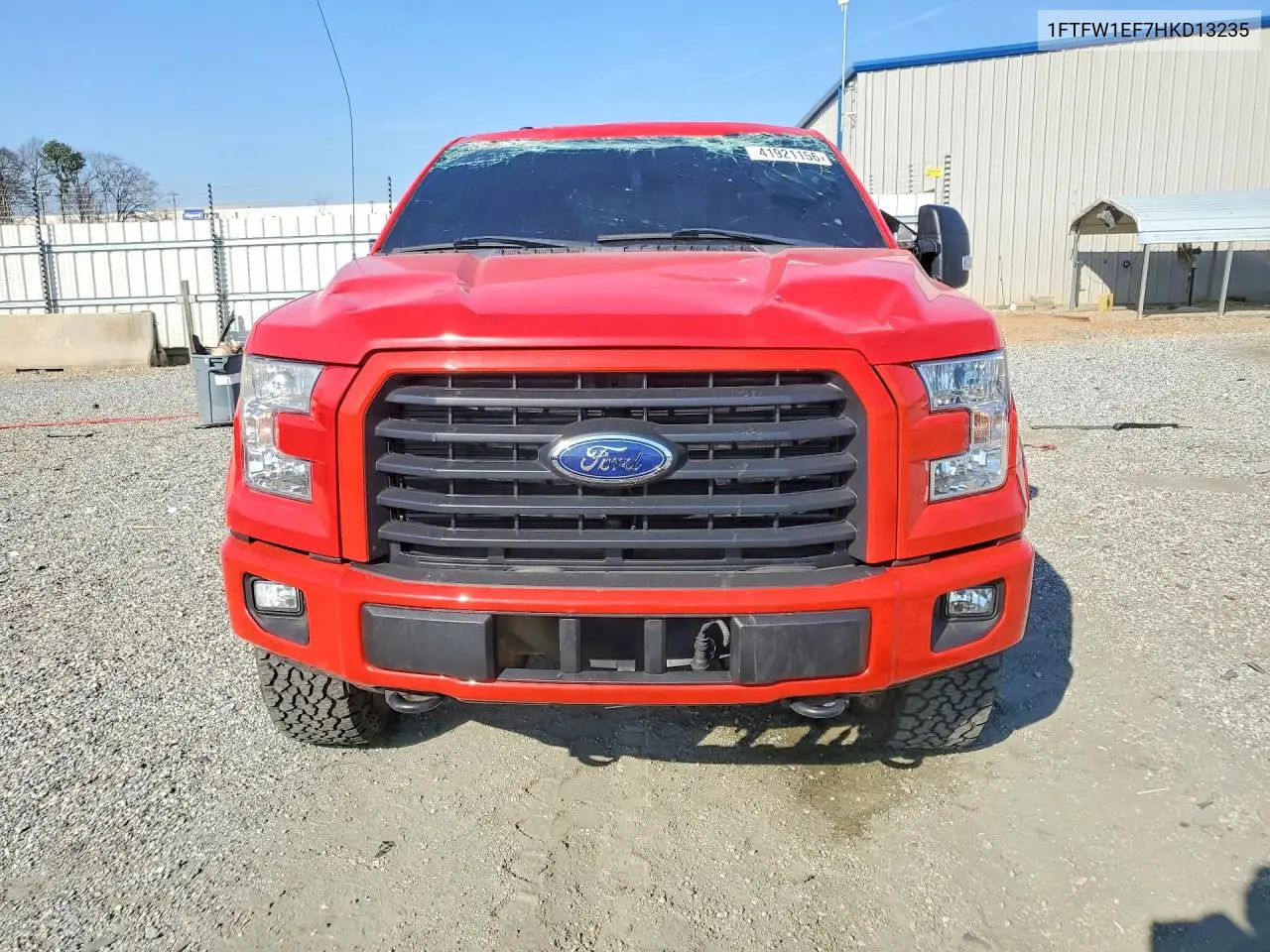 1FTFW1EF7HKD13235 2017 Ford F150 Supercrew