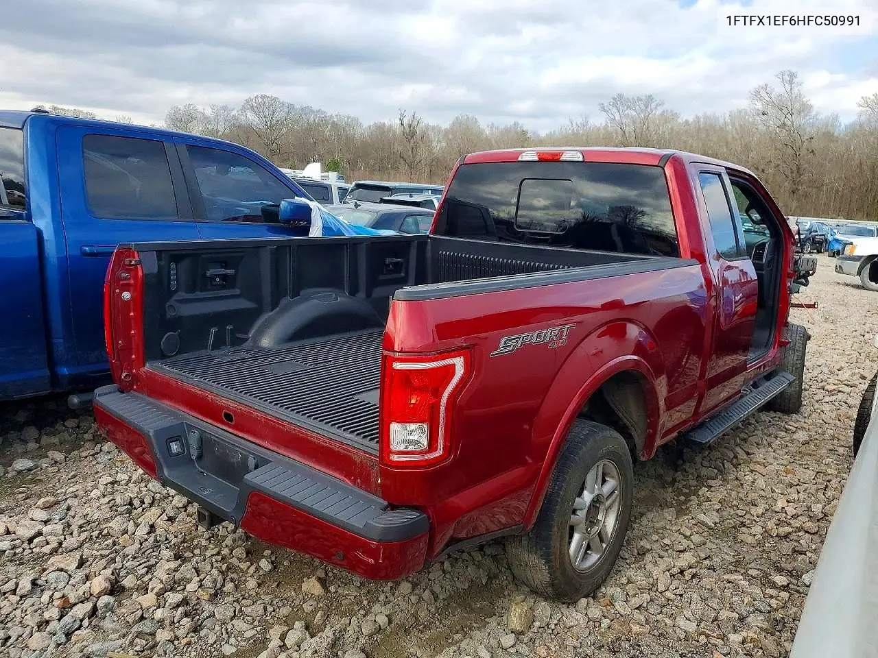 1FTFX1EF6HFC50991 2017 Ford F150 Super Cab