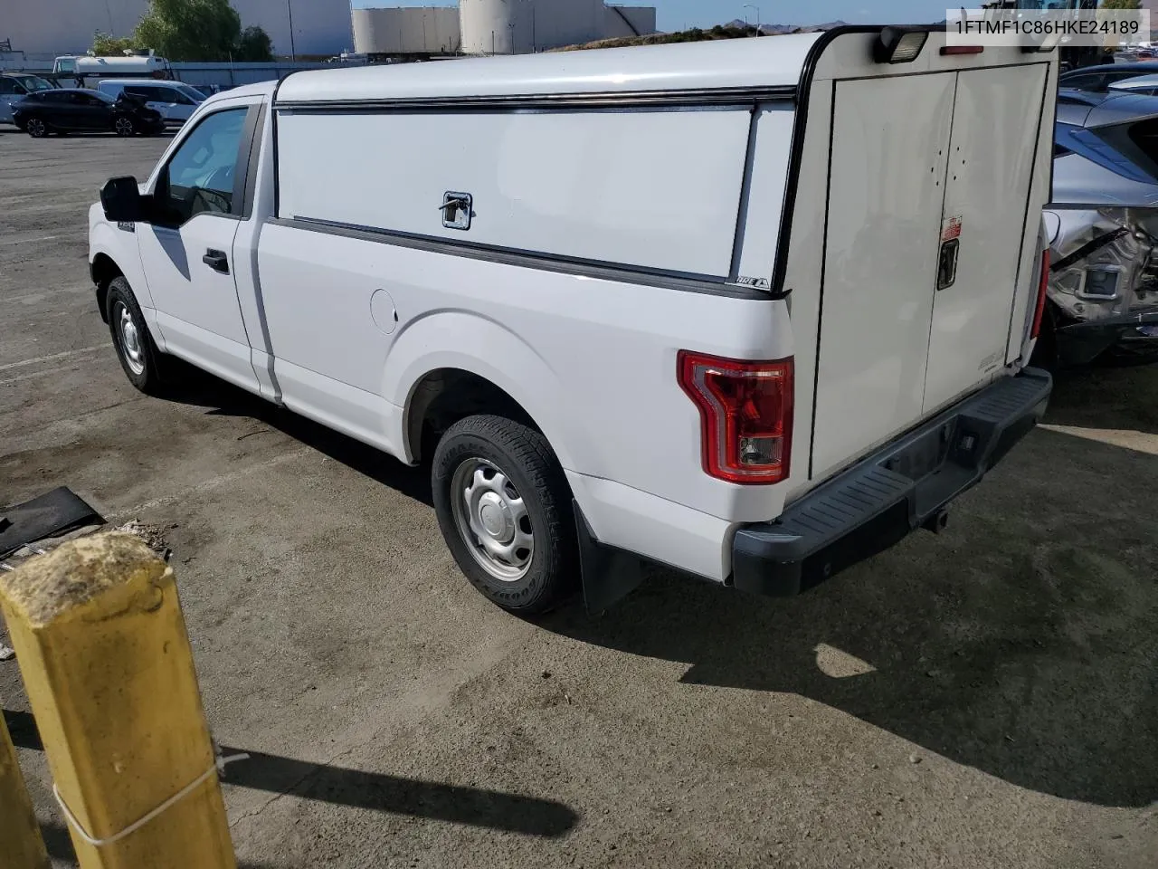 2017 Ford F150 VIN: 1FTMF1C86HKE24189 Lot: 67649914