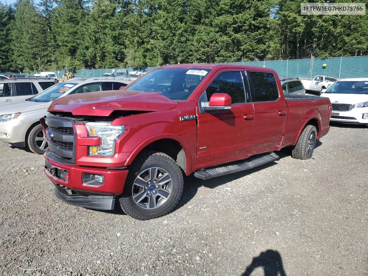 1FTFW1EG7HKD73766 2017 Ford F150 Supercrew