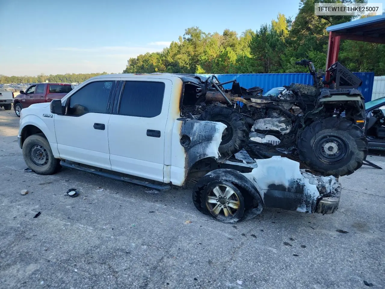 1FTEW1EF1HKE25007 2017 Ford F150 Supercrew