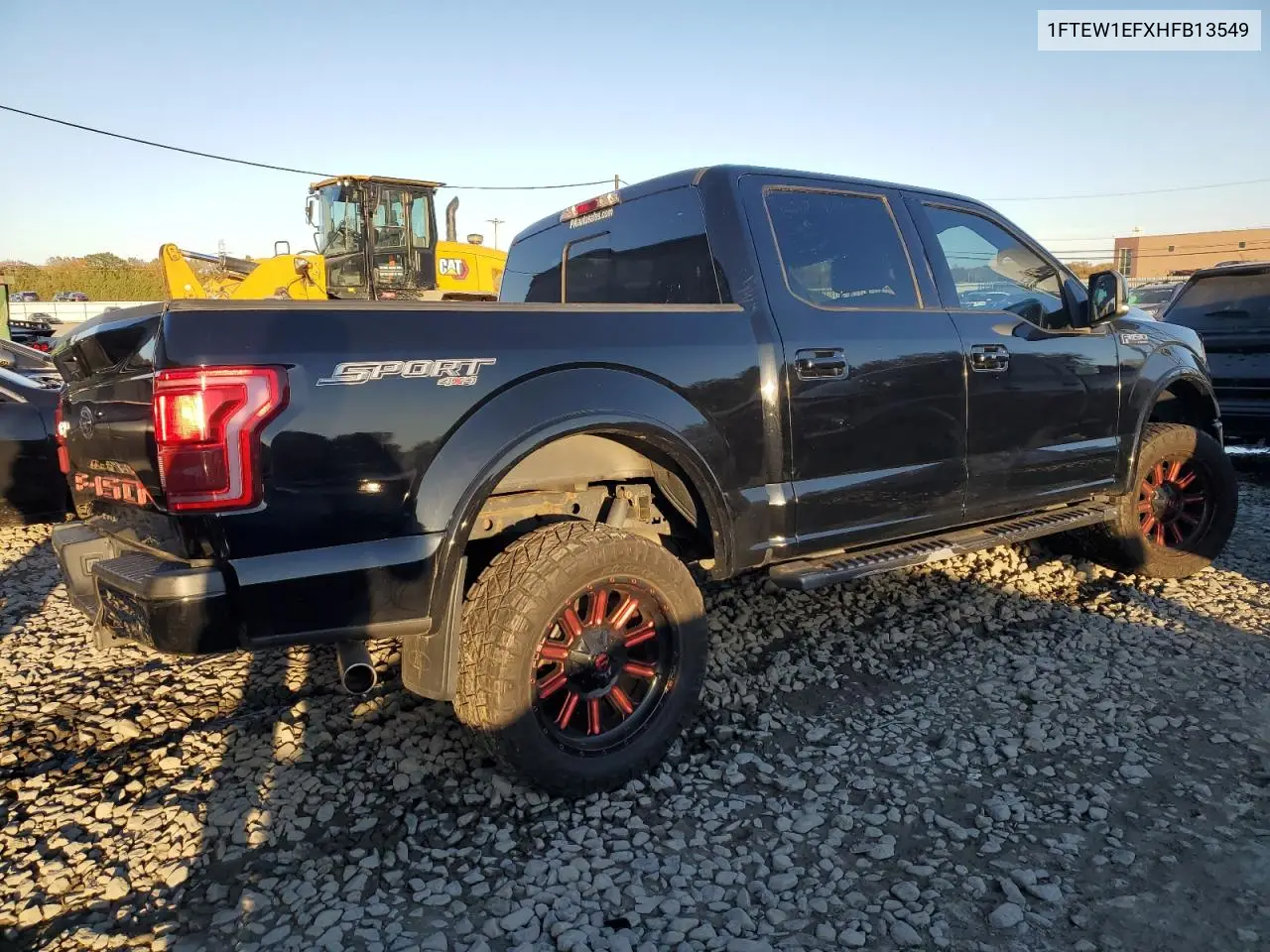 1FTEW1EFXHFB13549 2017 Ford F150 Supercrew