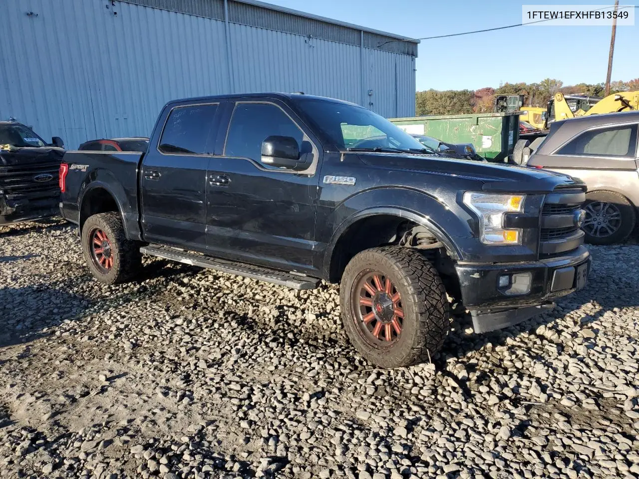 1FTEW1EFXHFB13549 2017 Ford F150 Supercrew