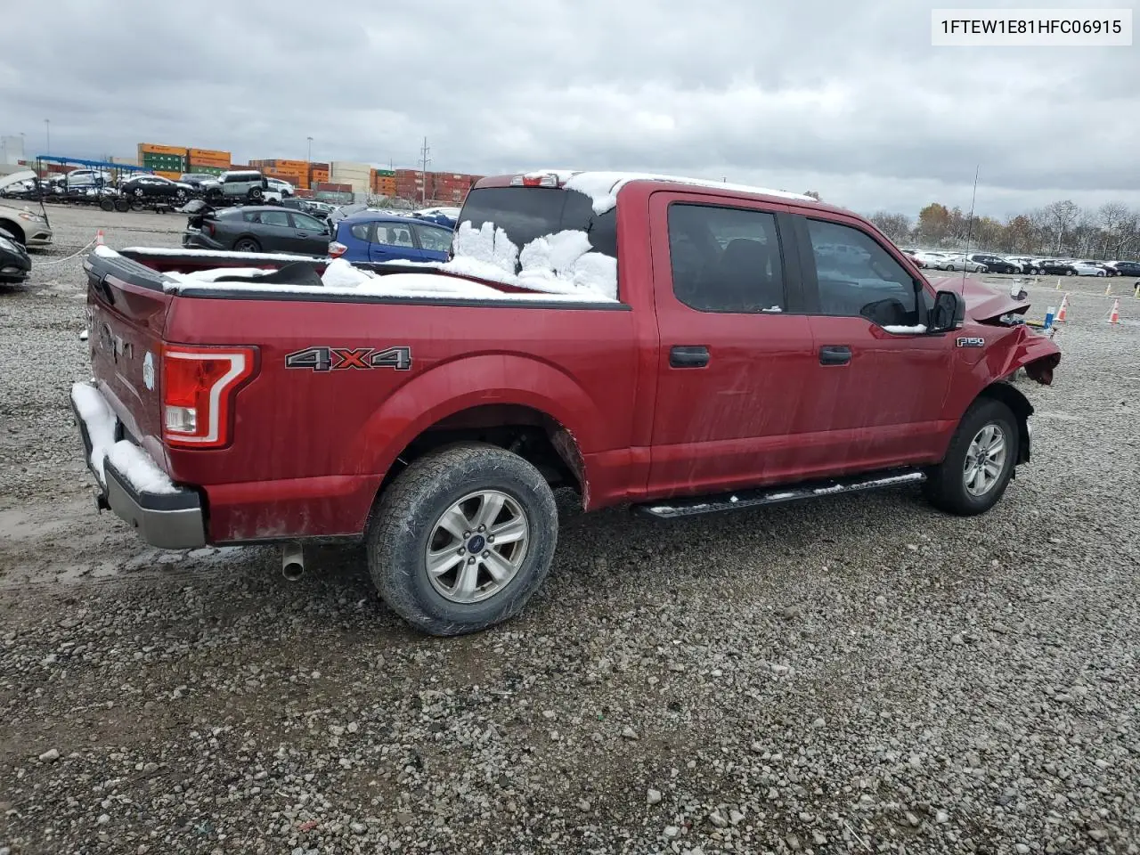 1FTEW1E81HFC06915 2017 Ford F150 Supercrew