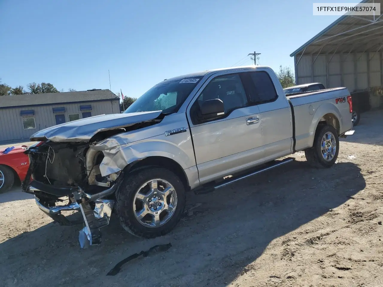 1FTFX1EF9HKE57074 2017 Ford F150 Super Cab