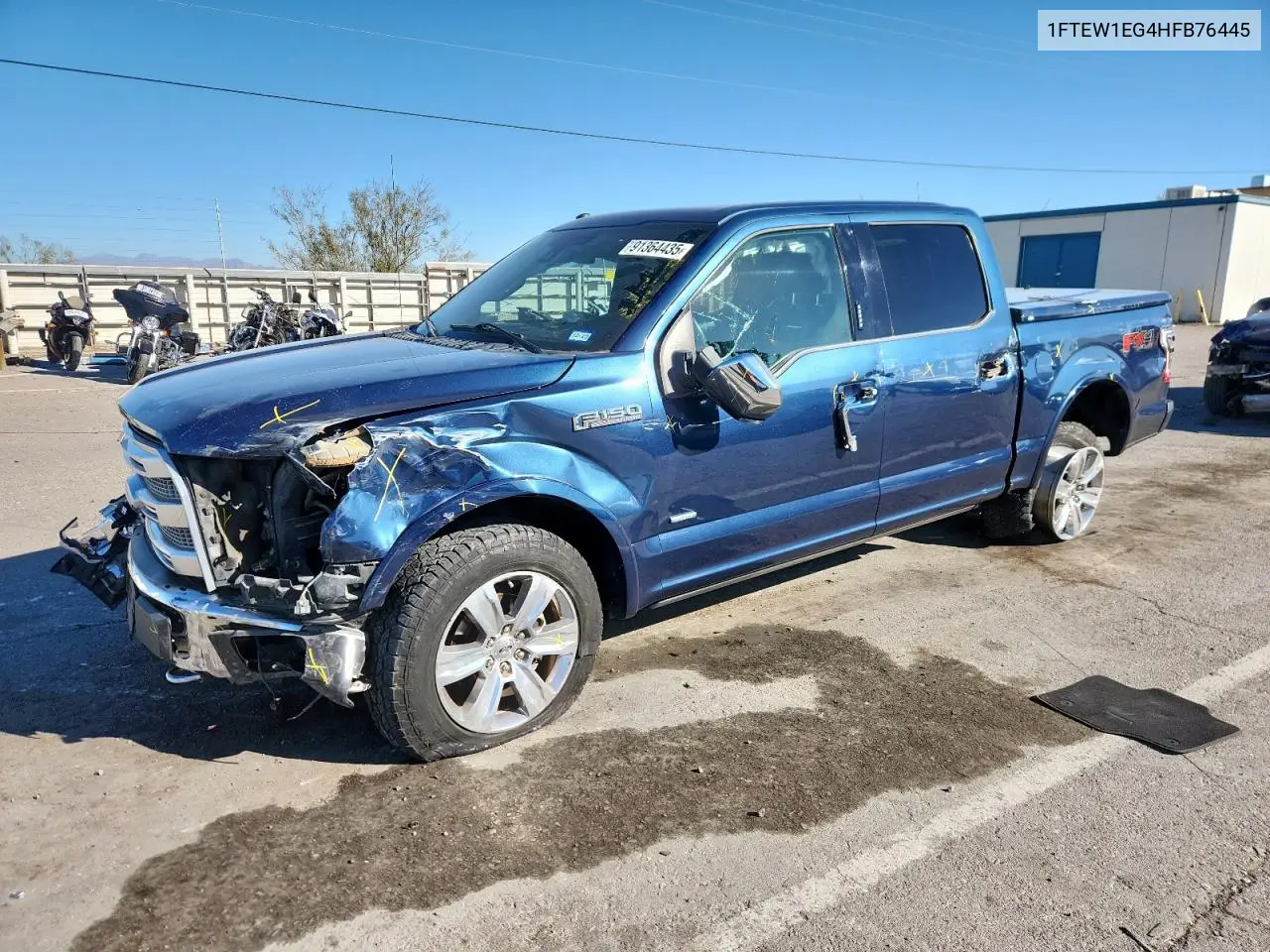 1FTEW1EG4HFB76445 2017 Ford F150 Supercrew