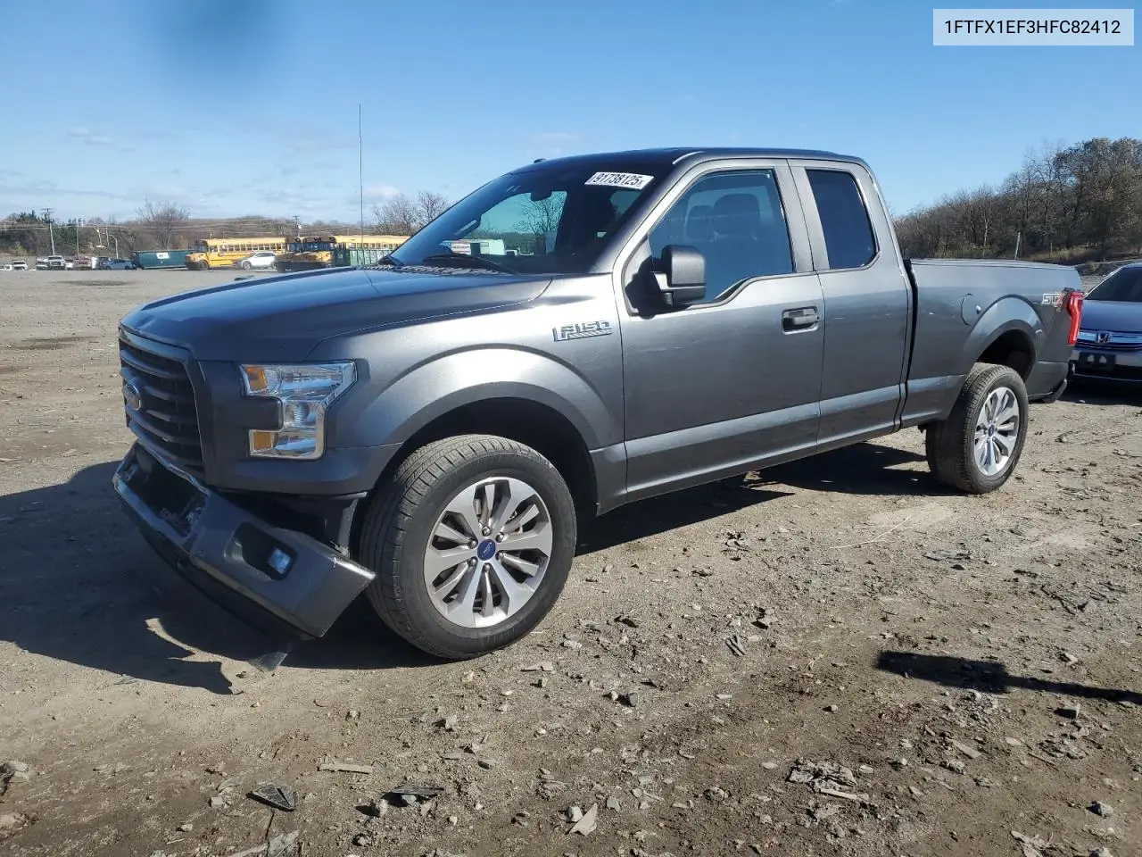 1FTFX1EF3HFC82412 2017 Ford F150 Super Cab