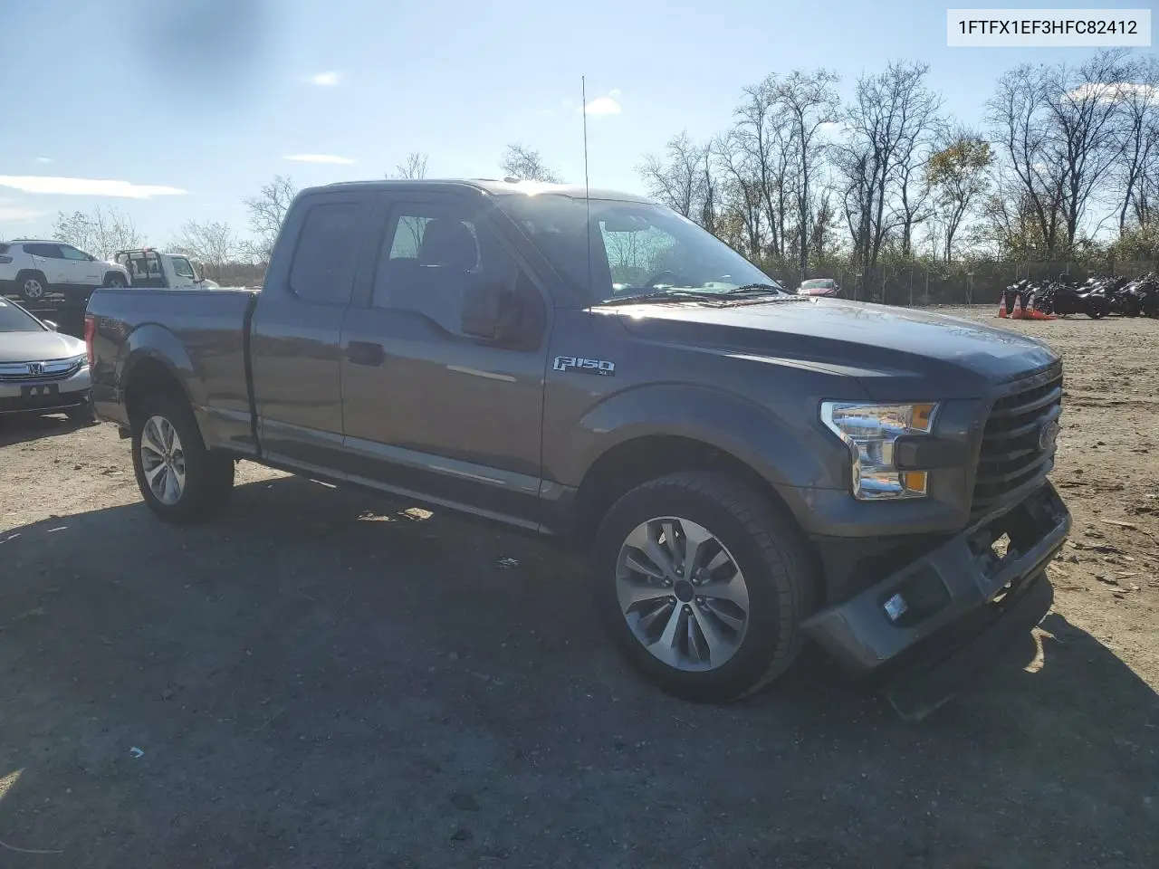 1FTFX1EF3HFC82412 2017 Ford F150 Super Cab