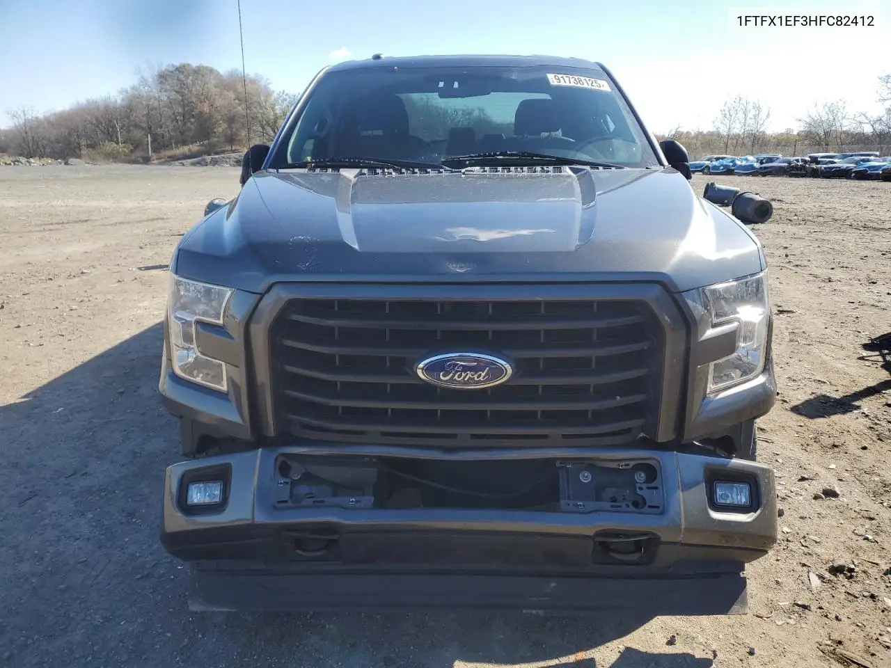 1FTFX1EF3HFC82412 2017 Ford F150 Super Cab