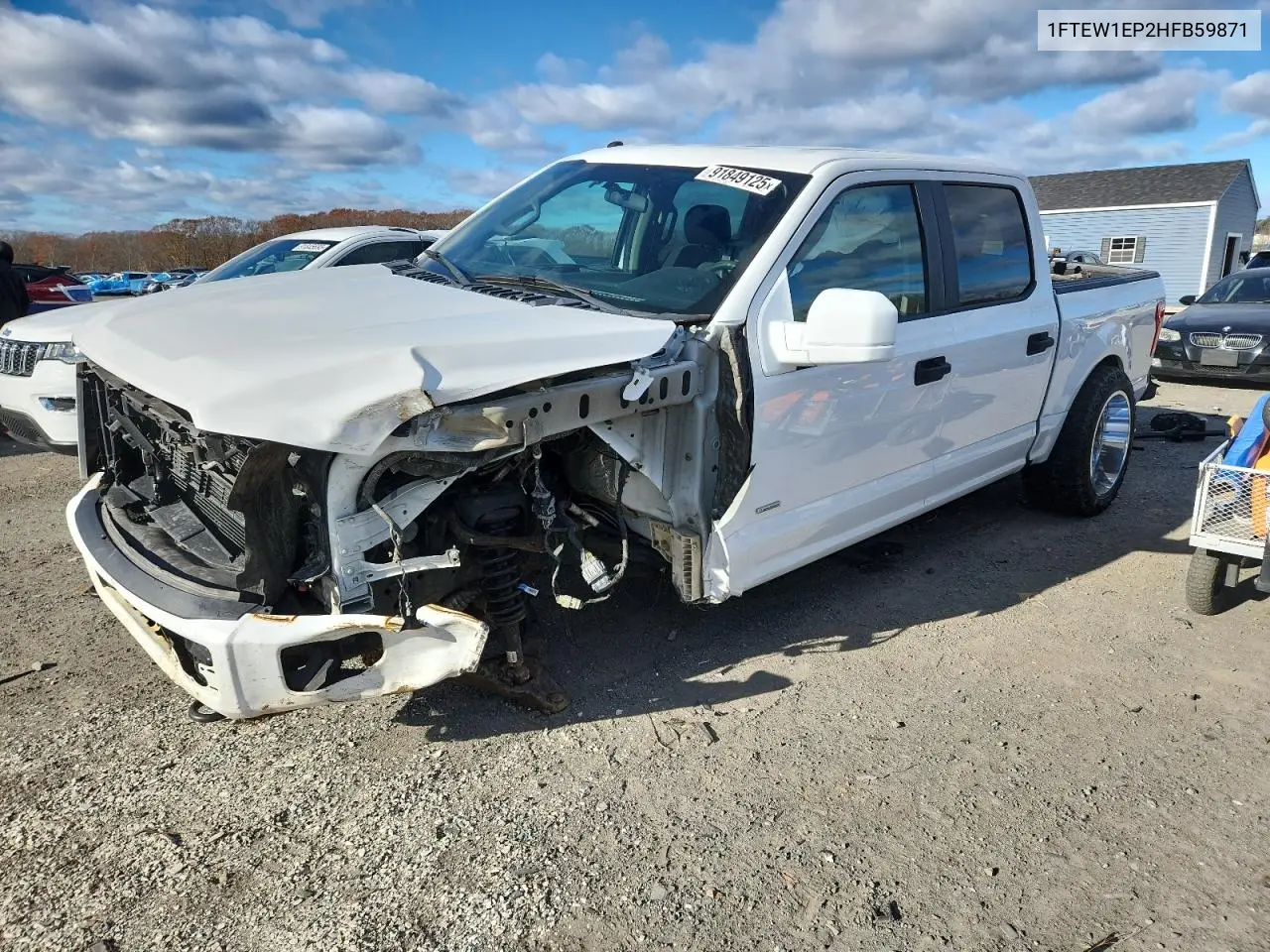 1FTEW1EP2HFB59871 2017 Ford F150 Supercrew