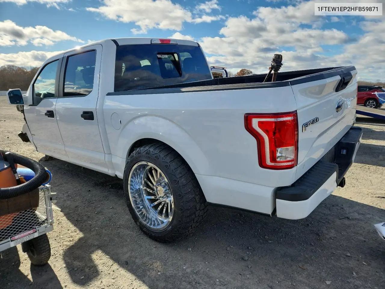 1FTEW1EP2HFB59871 2017 Ford F150 Supercrew