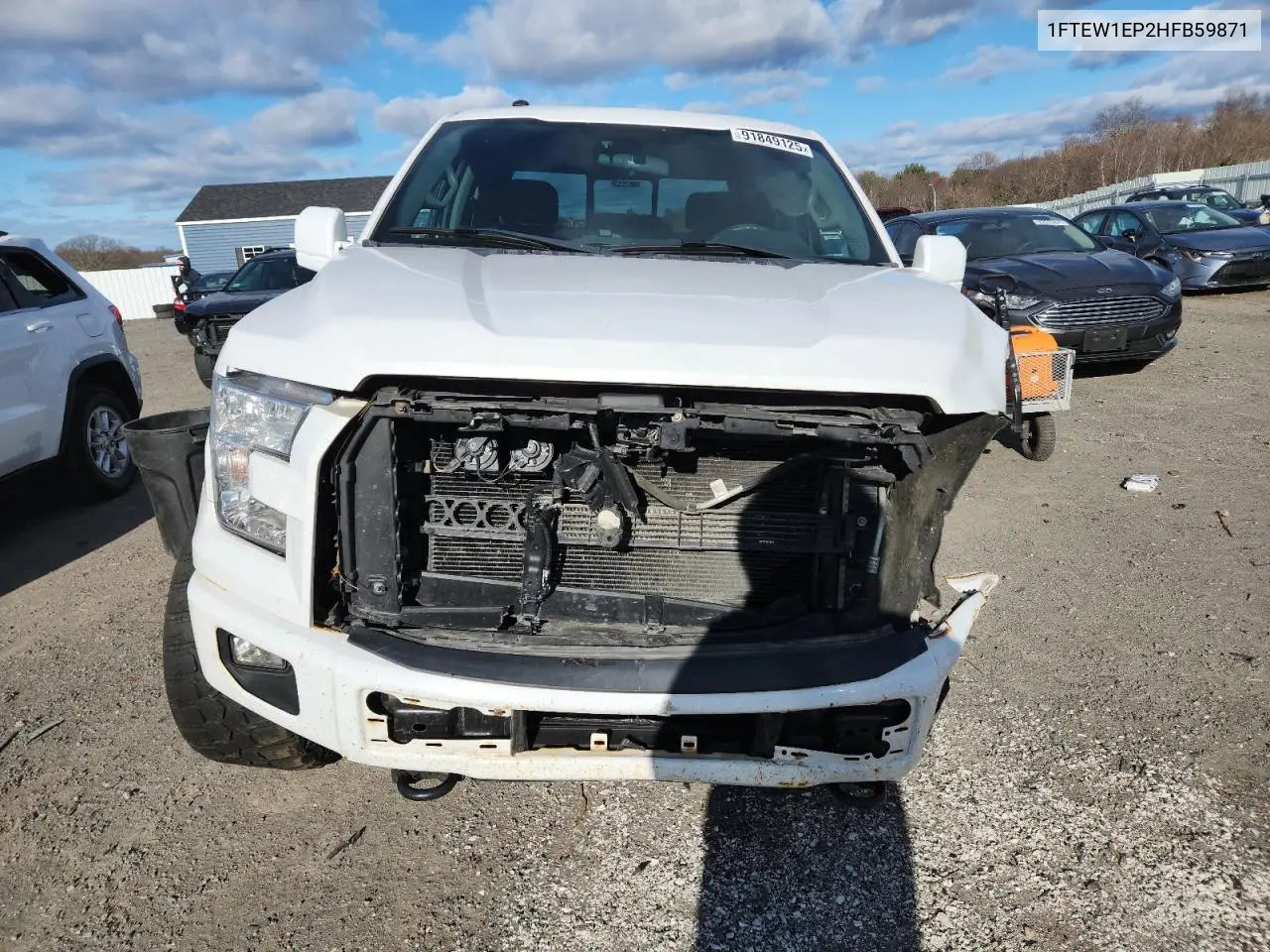 1FTEW1EP2HFB59871 2017 Ford F150 Supercrew