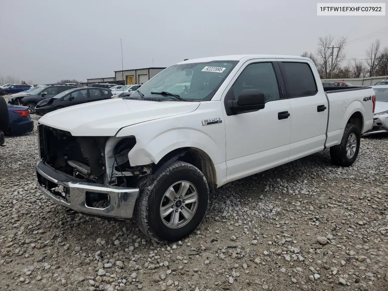1FTFW1EFXHFC07922 2017 Ford F150 Supercrew