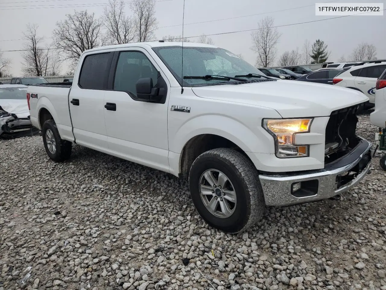 1FTFW1EFXHFC07922 2017 Ford F150 Supercrew